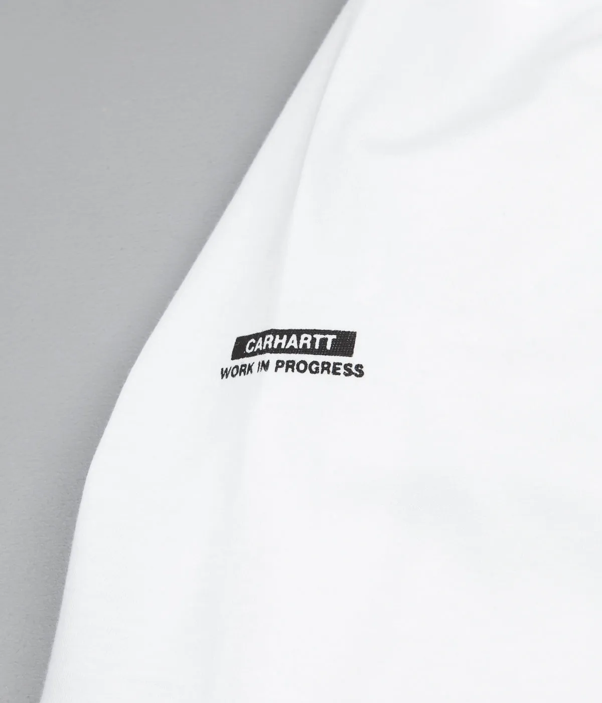 Carhartt Confidential Long Sleeve T-Shirt - White / Black
