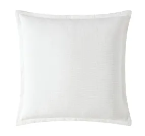 Caspian European Pillowcase White