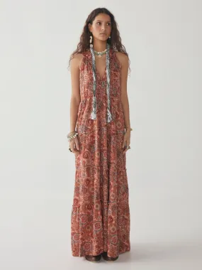 Charlotte Dress - Kaleidoscope Petunia