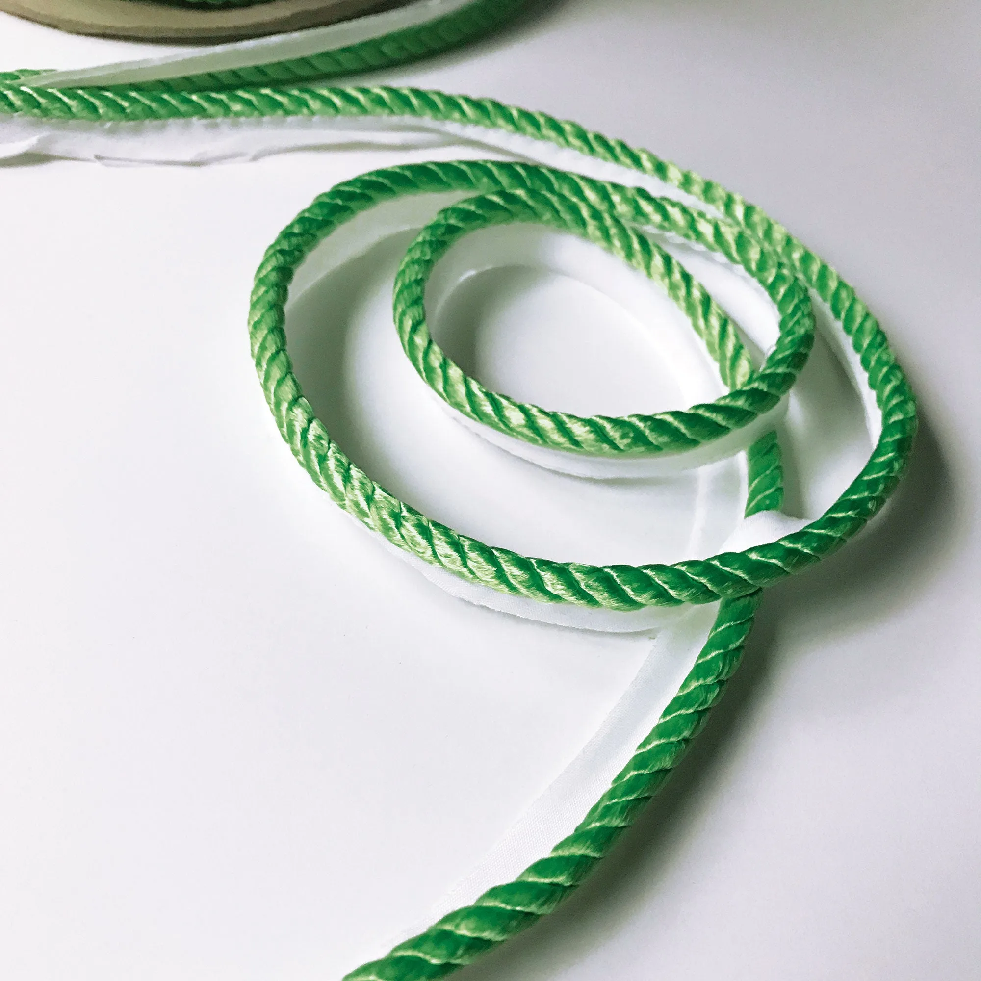 Chartreuse High Quality Decorative Lip Cord Trim by the yard