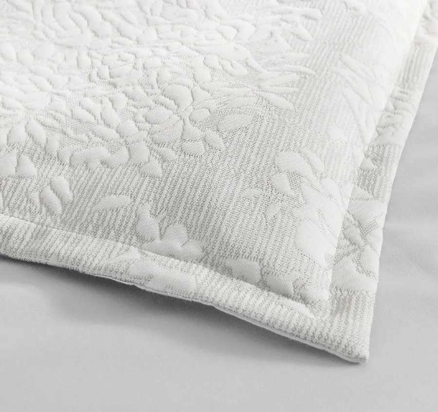 Chloe Jersey Quilt Cover Set Range Ivory