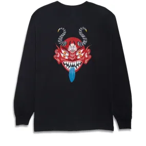 Chocolate Mask Long Sleeve T-Shirt - Black