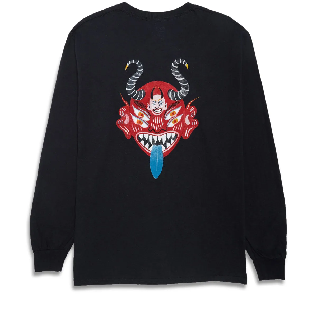 Chocolate Mask Long Sleeve T-Shirt - Black