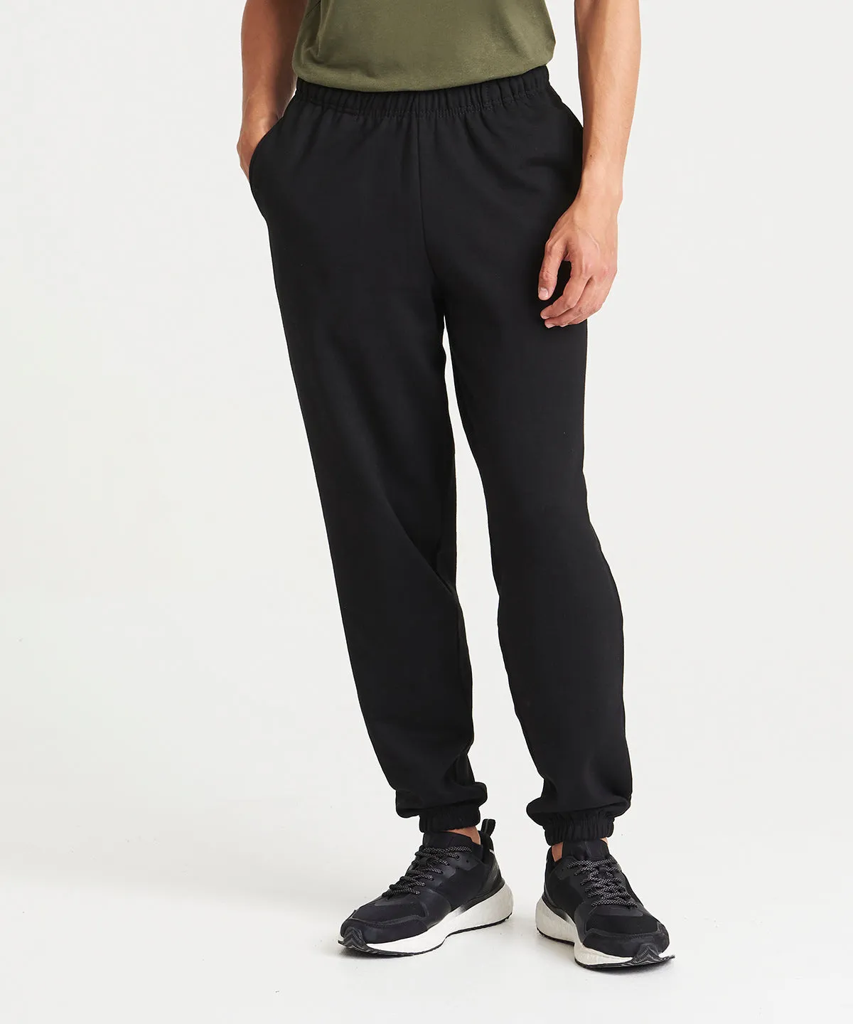 College cuffed sweatpants | Charcoal