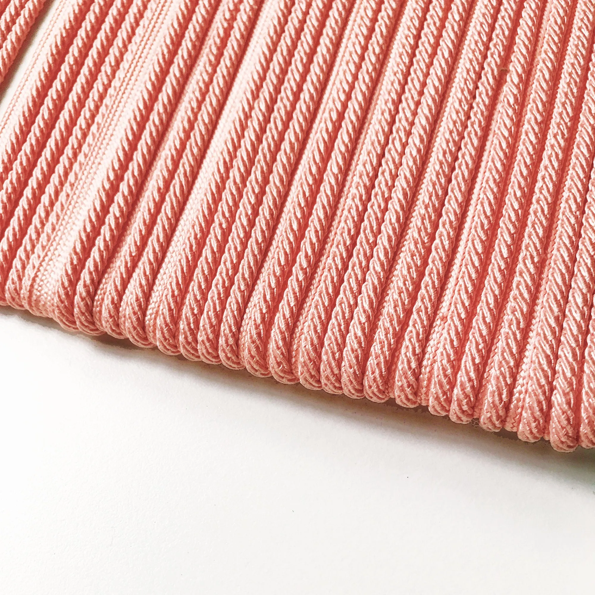Coral High Quality Decorative Lip Cord Trim by the yard
