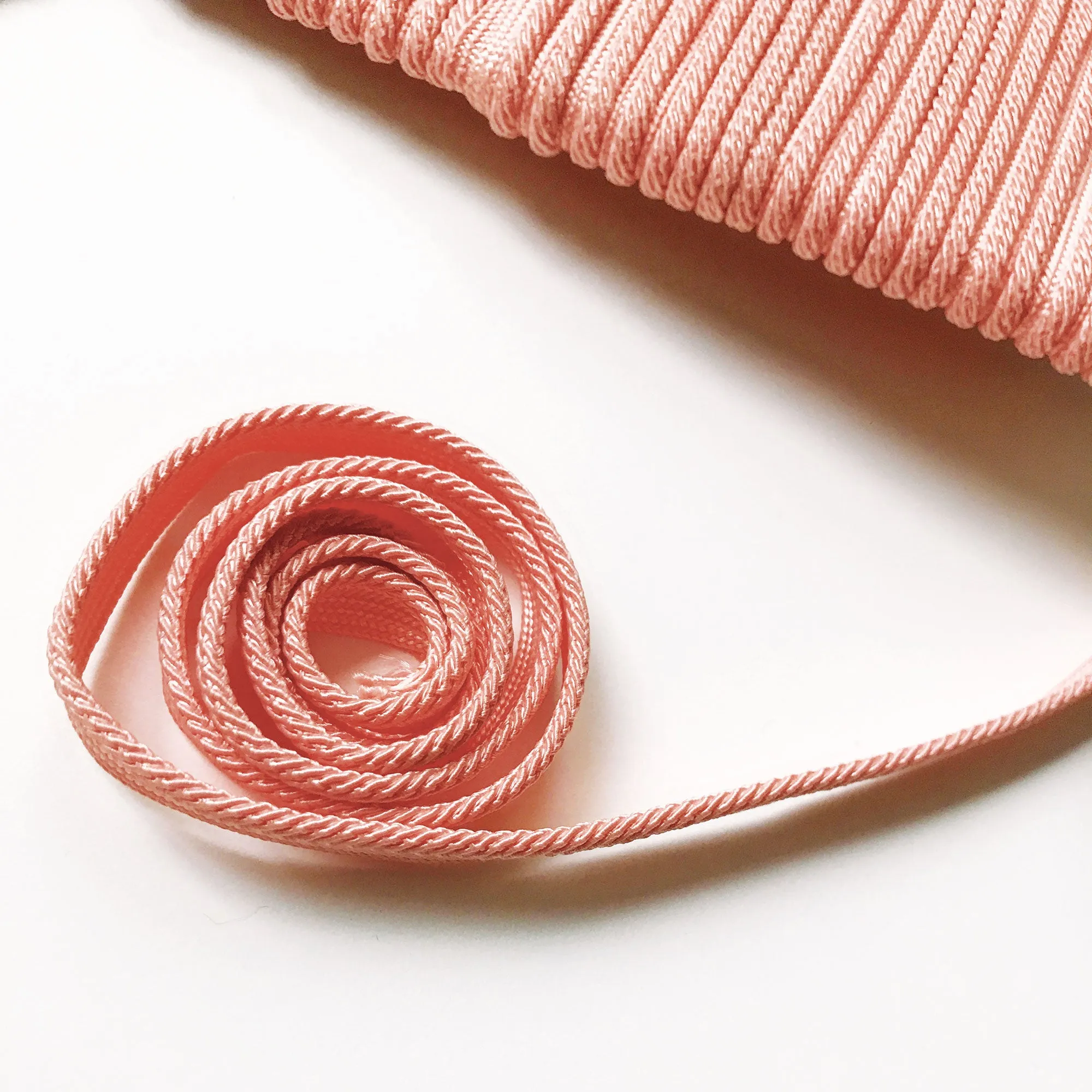 Coral High Quality Decorative Lip Cord Trim by the yard
