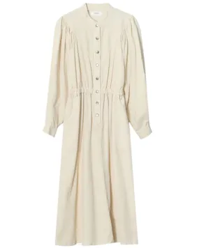 Cream Corduroy Audrey Maxi Dress