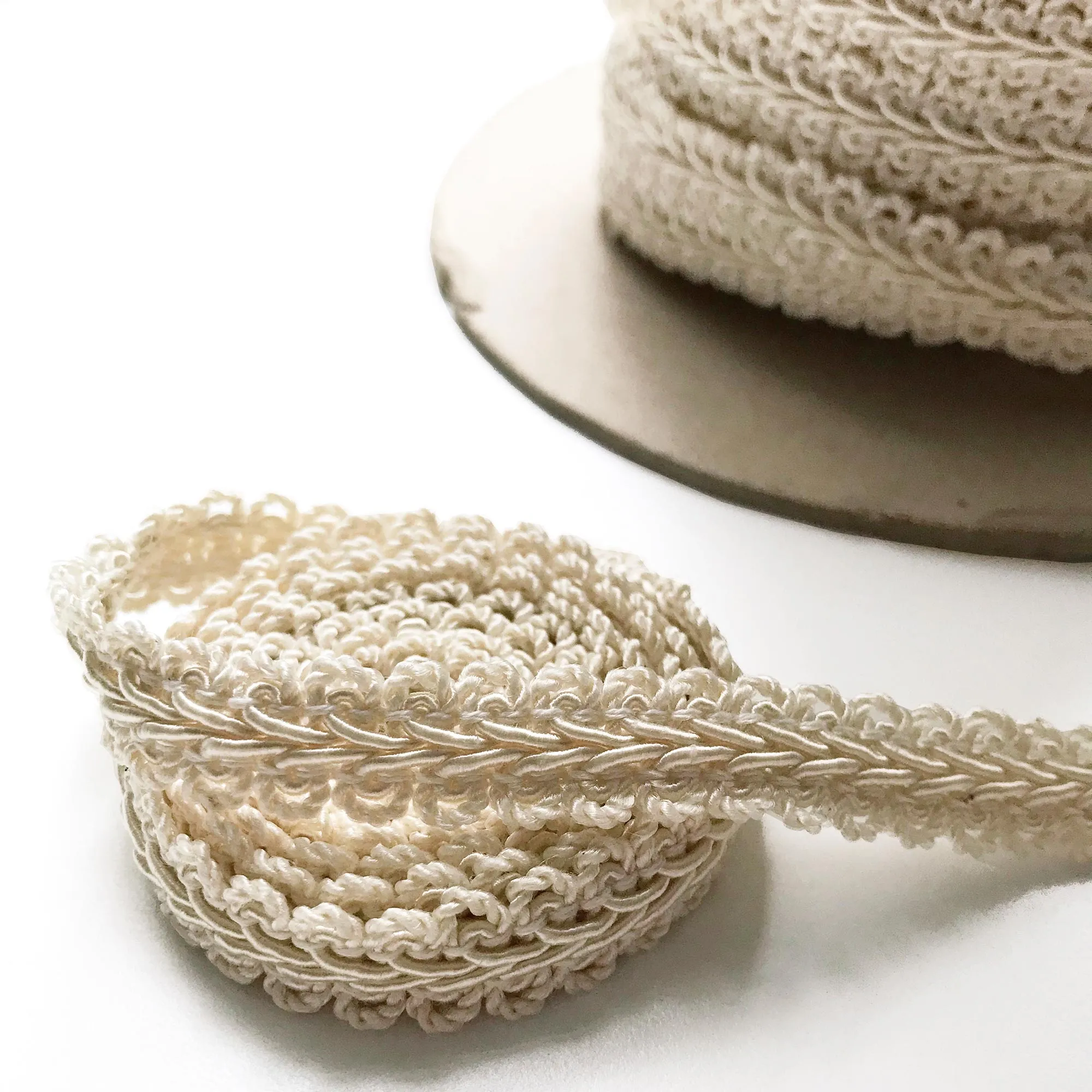 Cream High Quality Decorative Gimp Trim by the yard
