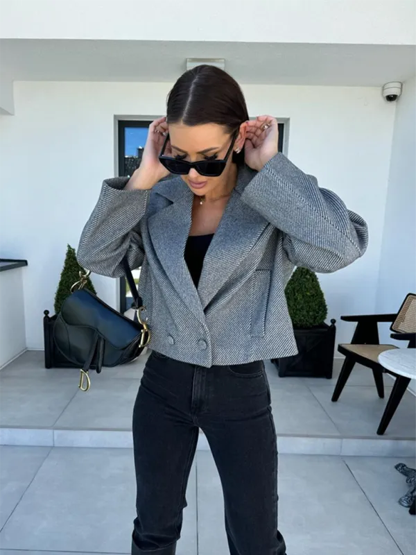 Cropped Tweed Blazer for Every Occasion