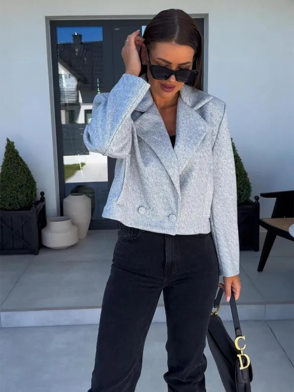 Cropped Tweed Blazer for Every Occasion