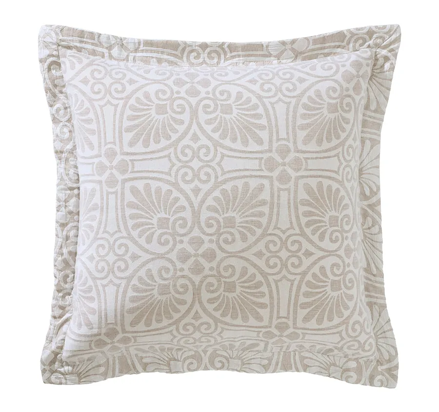 Dakota European Pillowcase Stone