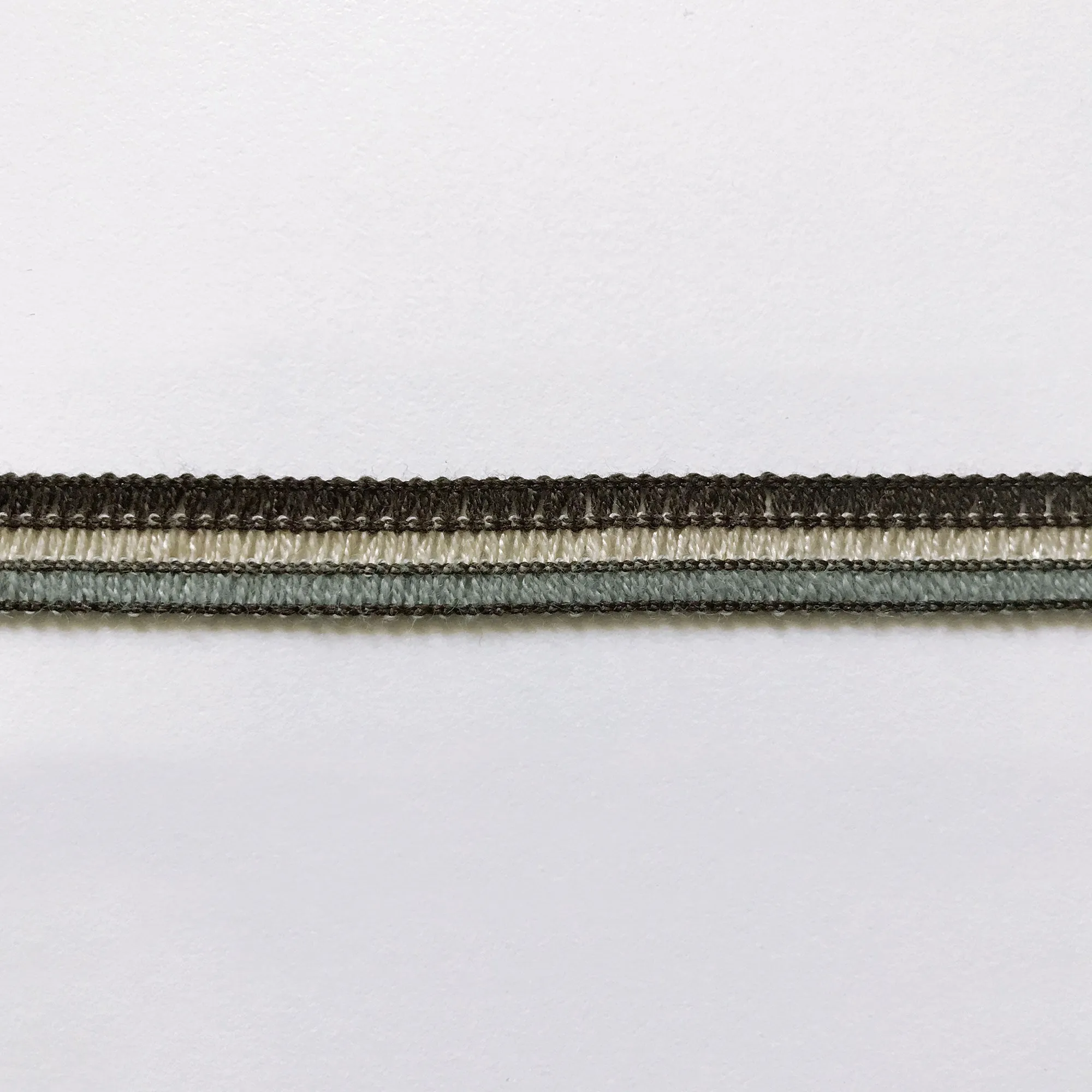 Dark Brown and Turquoise High Quality Decorative Gimp Trim by the yard