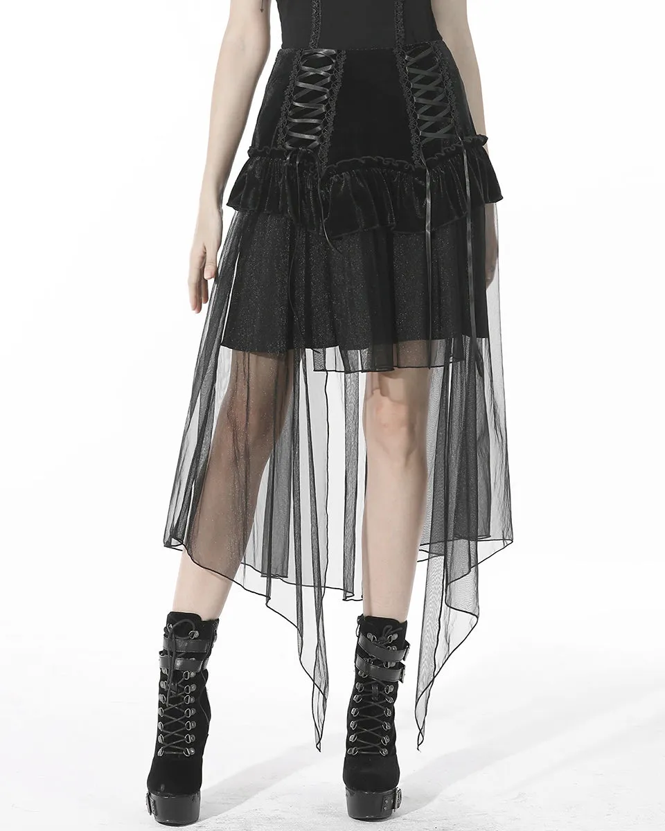 Dark In Love Malediction Gothic Skirt