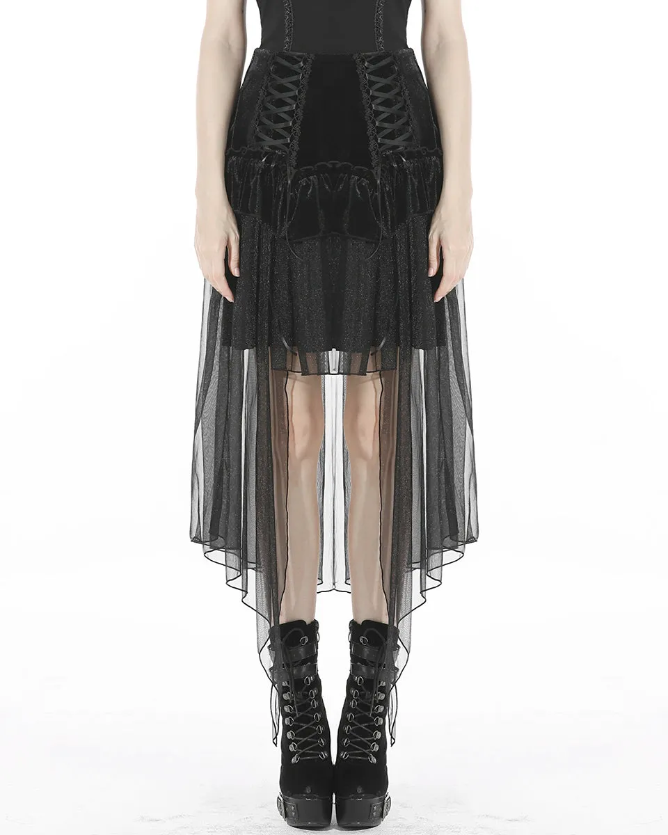 Dark In Love Malediction Gothic Skirt