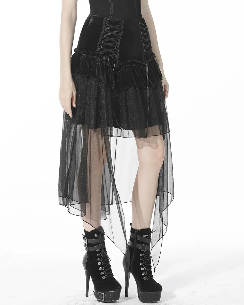 Dark In Love Malediction Gothic Skirt