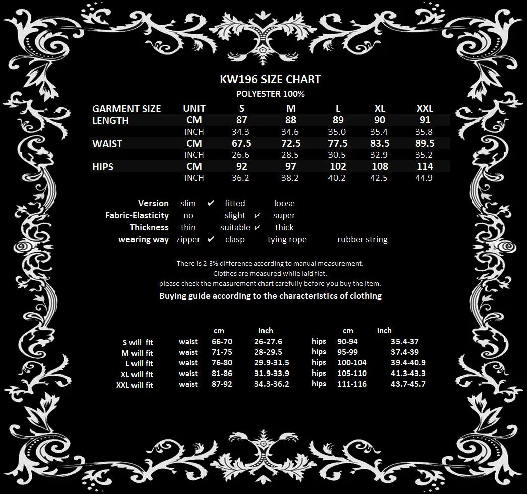 Dark In Love Malediction Gothic Skirt