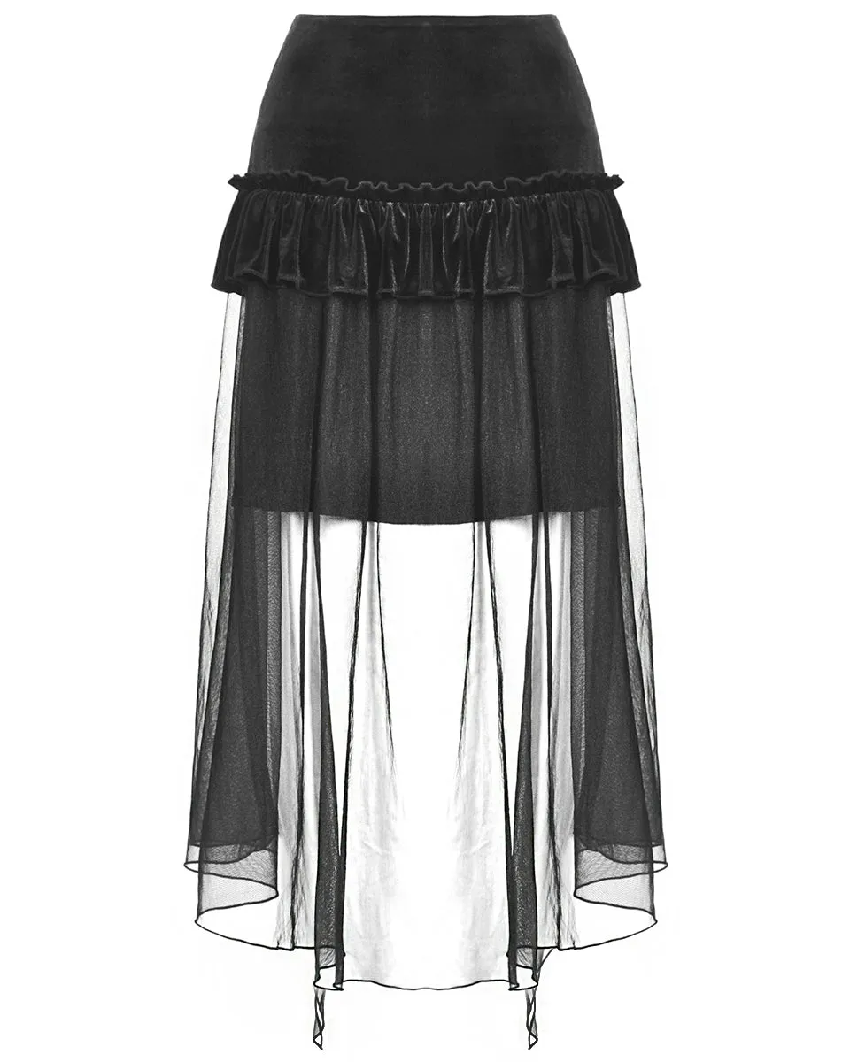 Dark In Love Malediction Gothic Skirt