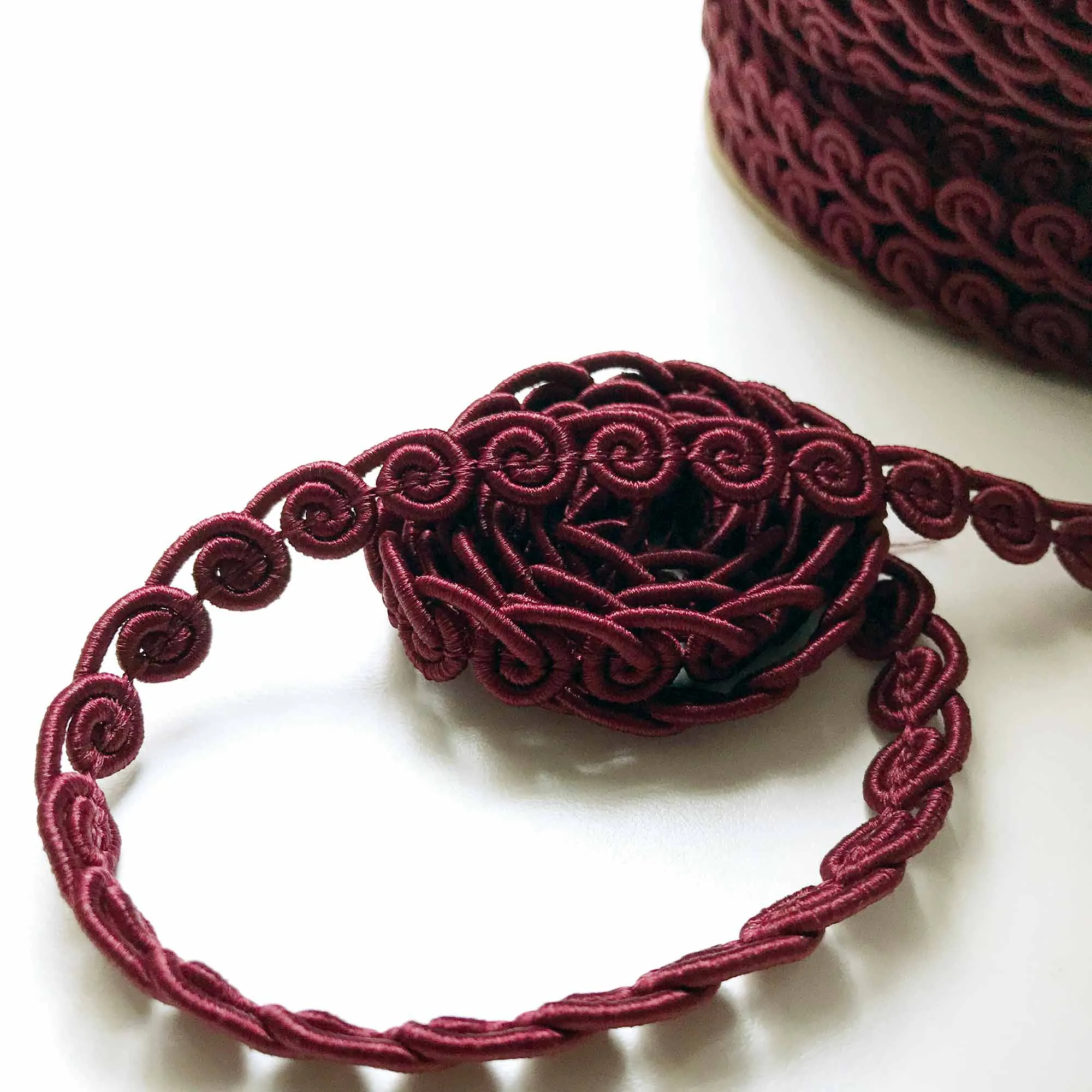 Dark Purple  High Quality Decorative Loop Trim by the yard