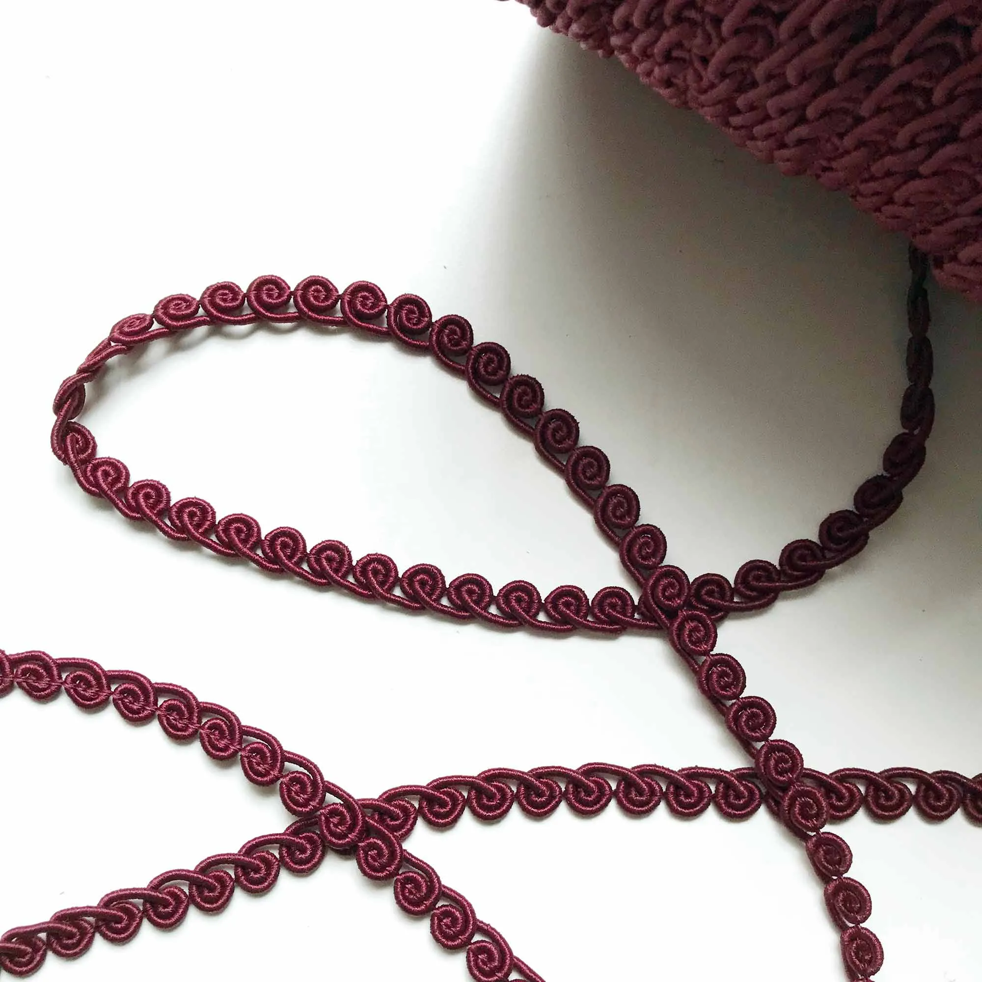 Dark Purple  High Quality Decorative Loop Trim by the yard