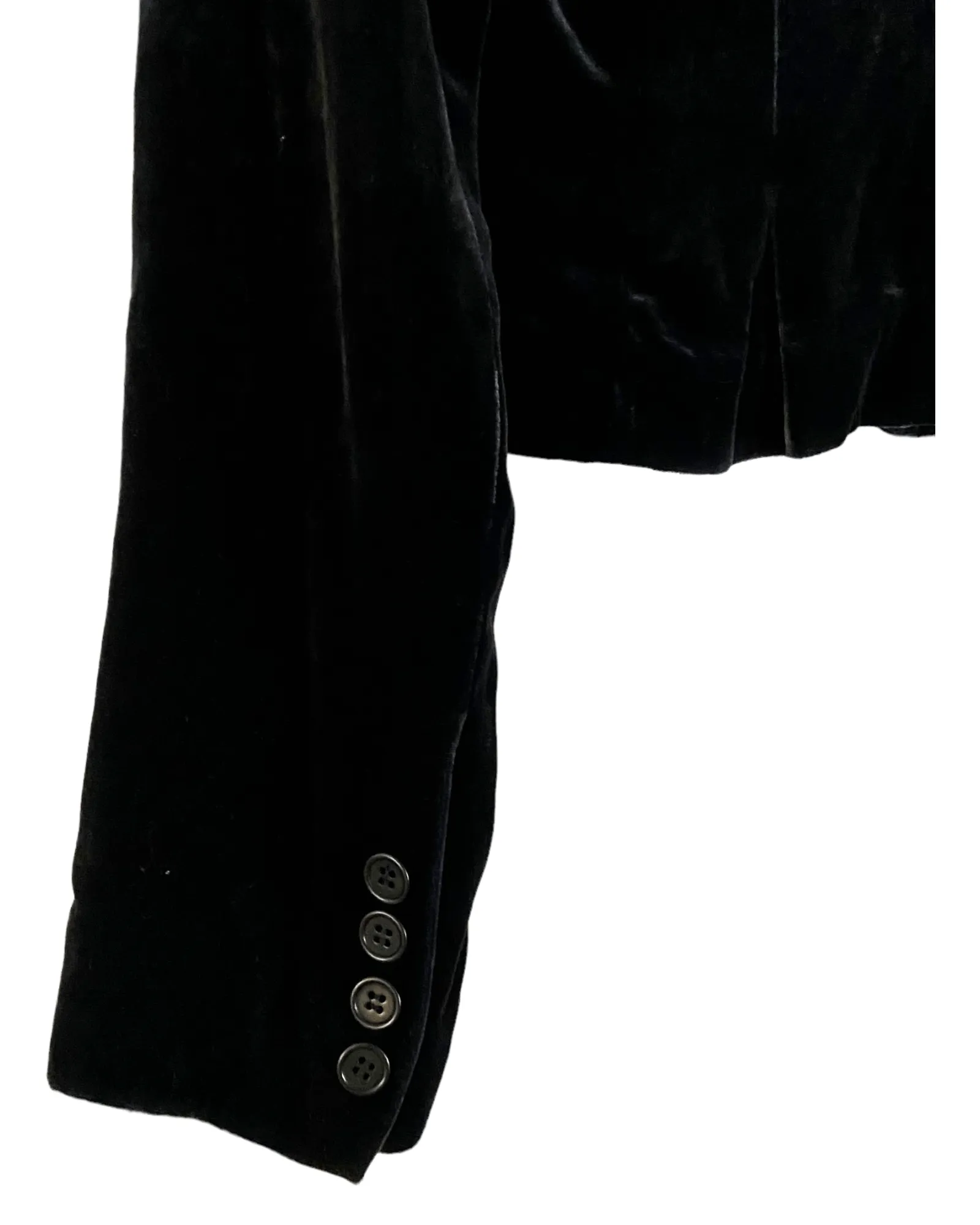 Dark Winter Velvet Crop Jacket