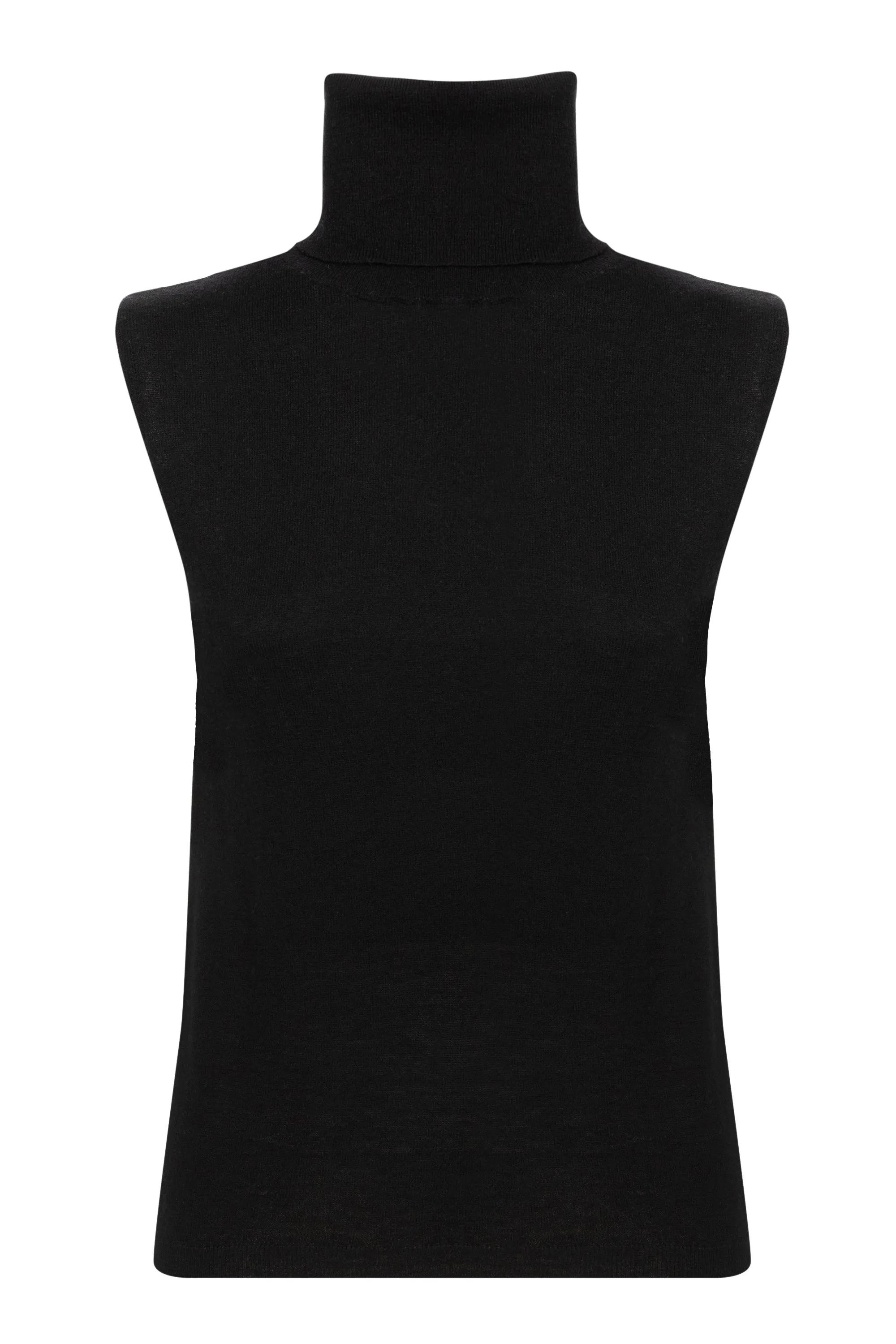 Deborah knitted top | Black - Ultrafine merino-cashmere-silk blend