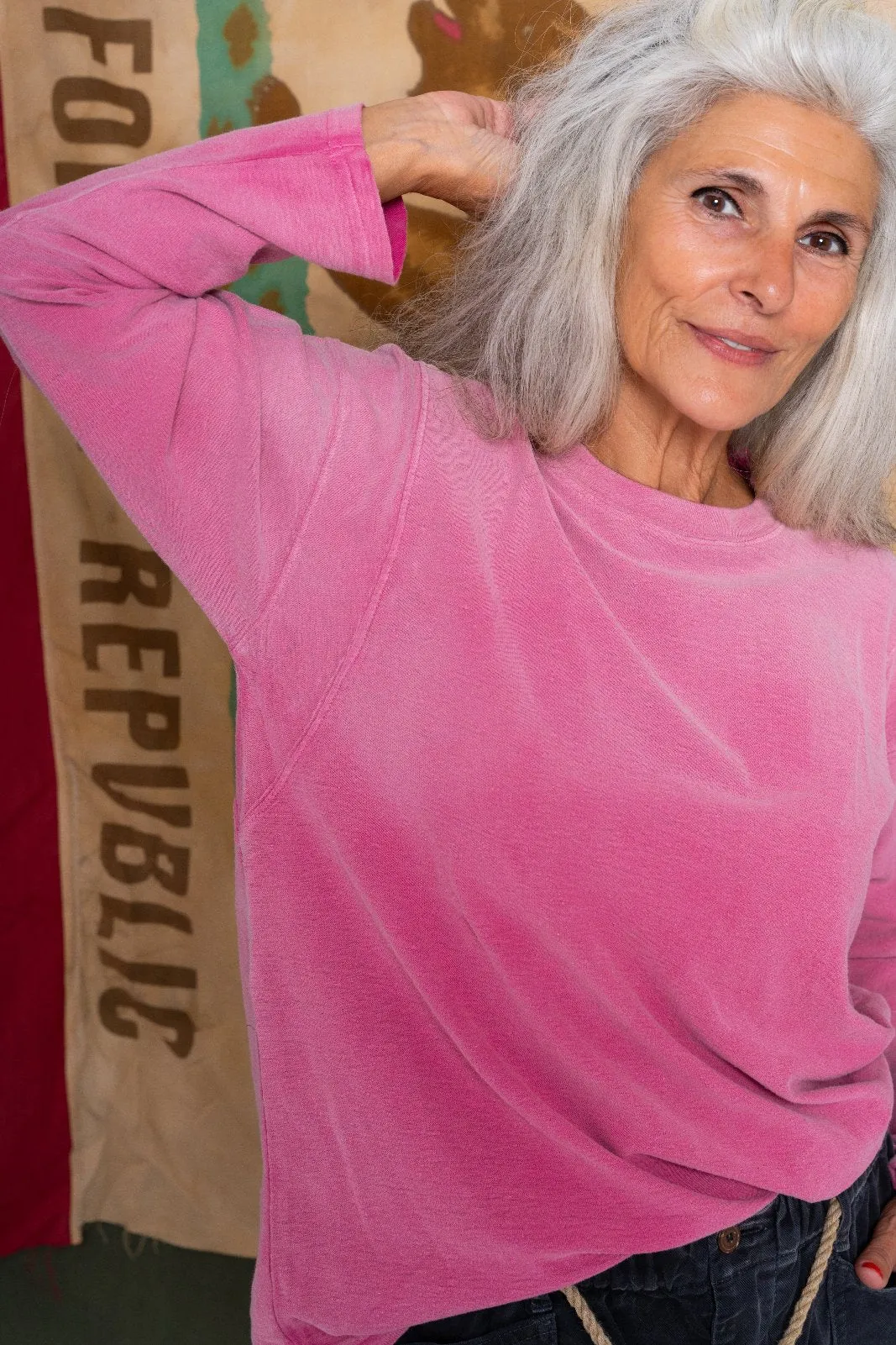Derrick T Cotton/Recycled Sunfaded Rose Bloom