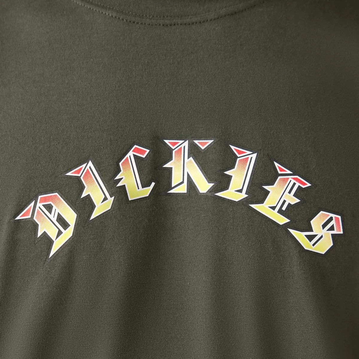 Dickies x Spitfire Long Sleeve T-Shirt - Olive Green