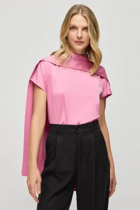 Dusty Rose Pure Silk Cecilia Women's Blouse