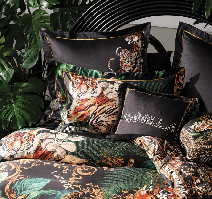 Easy Tiger Quilt Cover Set Range Black