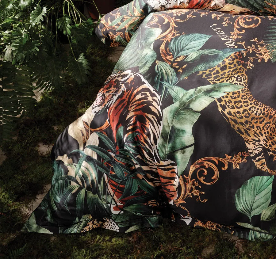 Easy Tiger Quilt Cover Set Range Black