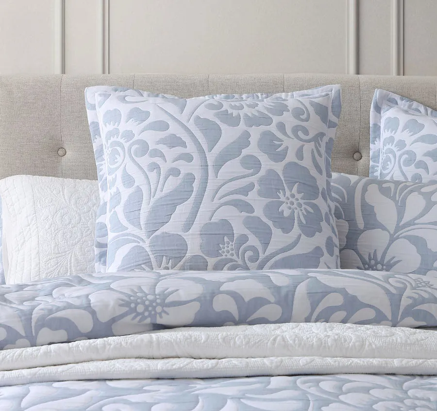 Eleanor European Pillowcase Sky