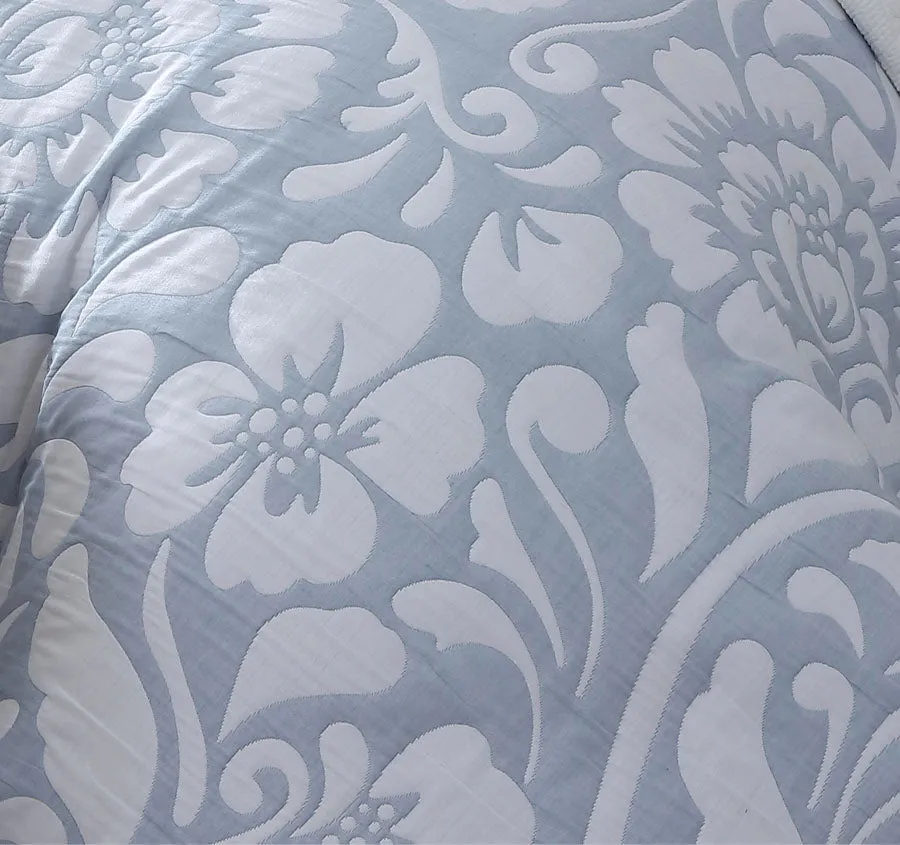 Eleanor Quilt Cover Set Range Sky
