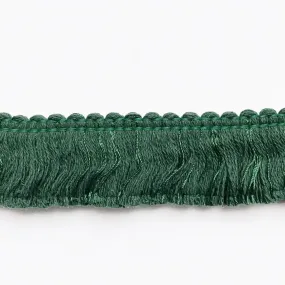 Emerald Green High Quality Decorative Brush Fringe Trim by the yard