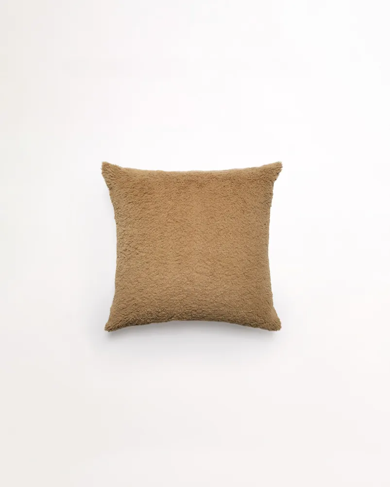 Essential Faux Fur - Tan Cushion