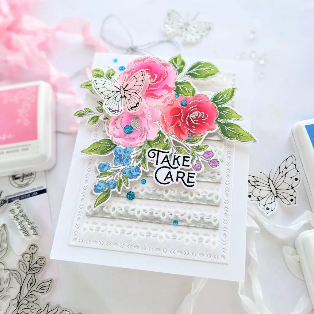 Essentials: Slim lacy edgers die set