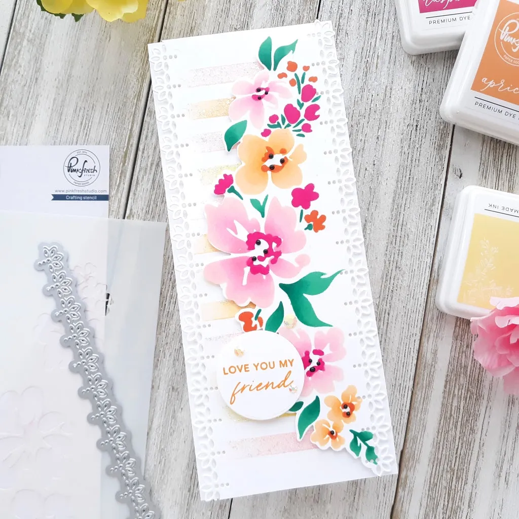 Essentials: Slim lacy edgers die set