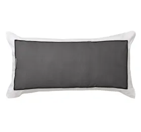 Essex 30x60cm Filled Cushion Charcoal