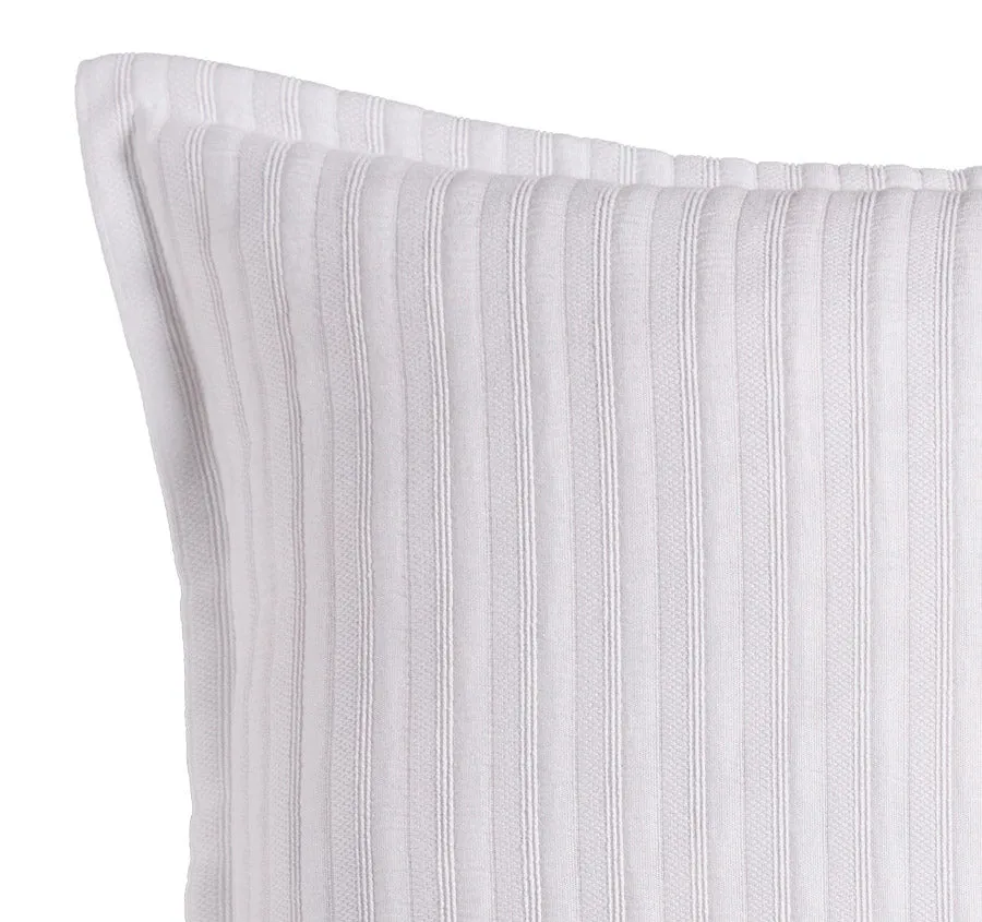 Evora European Pillowcase White