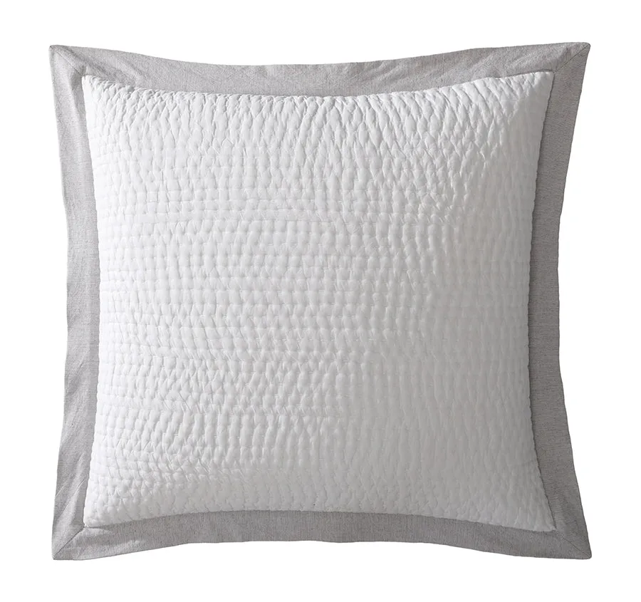 Felix European Pillowcase Charcoal