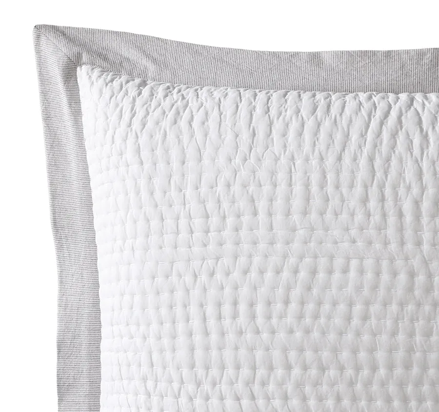 Felix European Pillowcase Charcoal