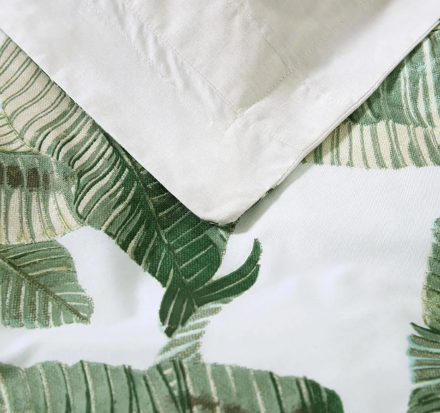 Fiesta Palms Quilt Cover Set Range Green
