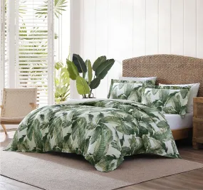 Fiesta Palms Quilt Cover Set Range Green