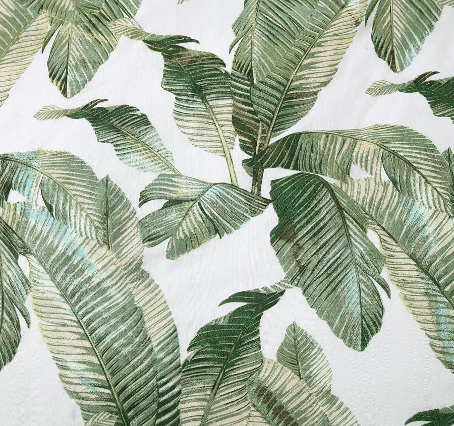 Fiesta Palms Quilt Cover Set Range Green