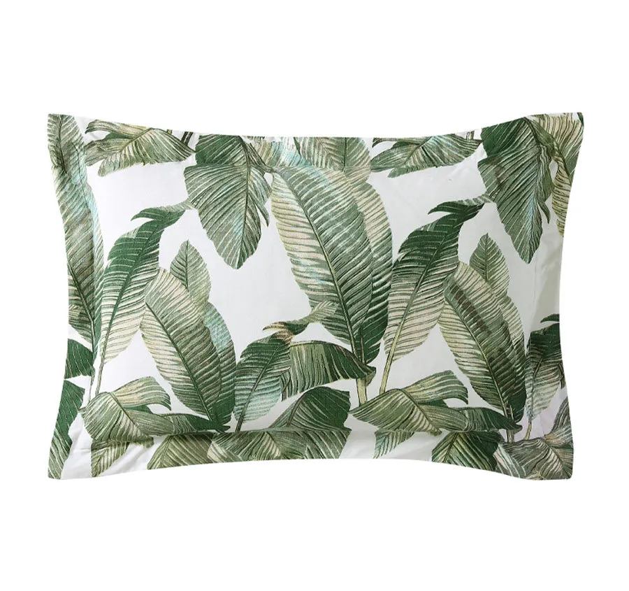 Fiesta Palms Quilt Cover Set Range Green