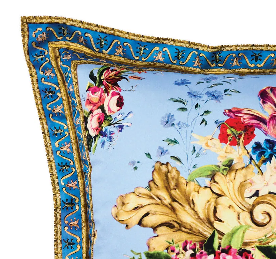 Floraful European Pillowcase Blue