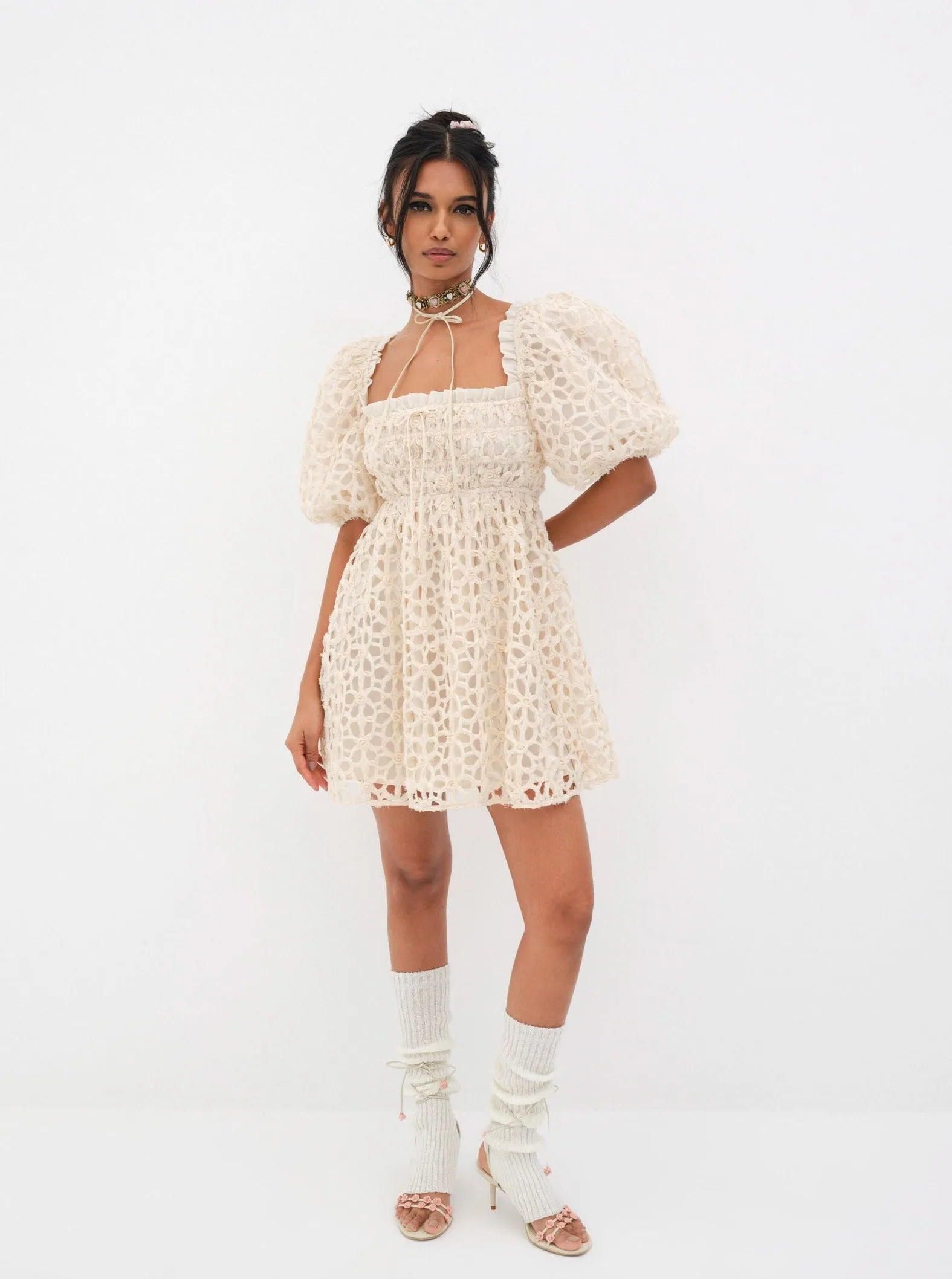 For Love & Lemons Brooke Mini Dress