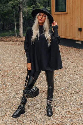 For The Record Shift Tunic In Black
