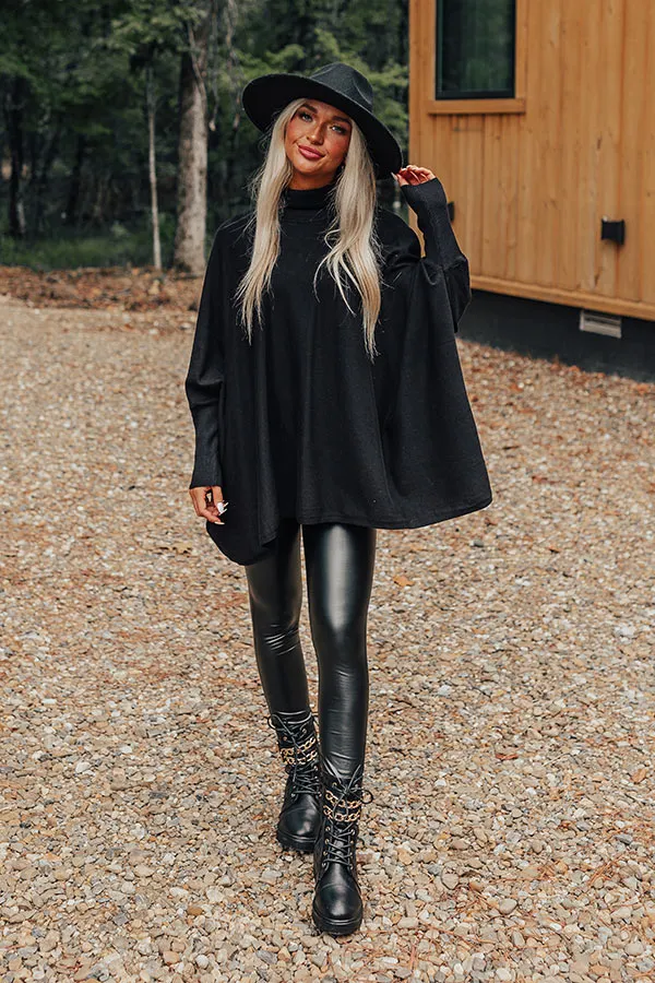 For The Record Shift Tunic In Black
