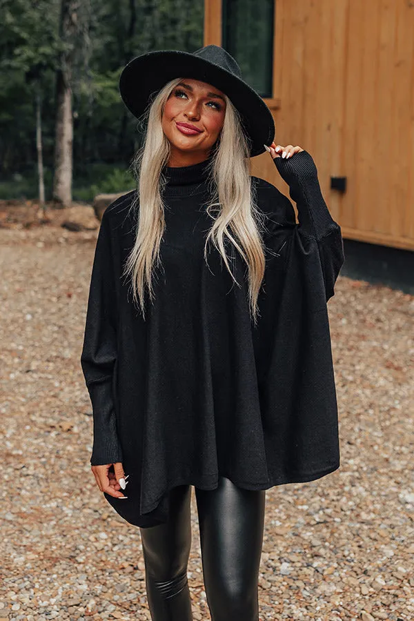 For The Record Shift Tunic In Black