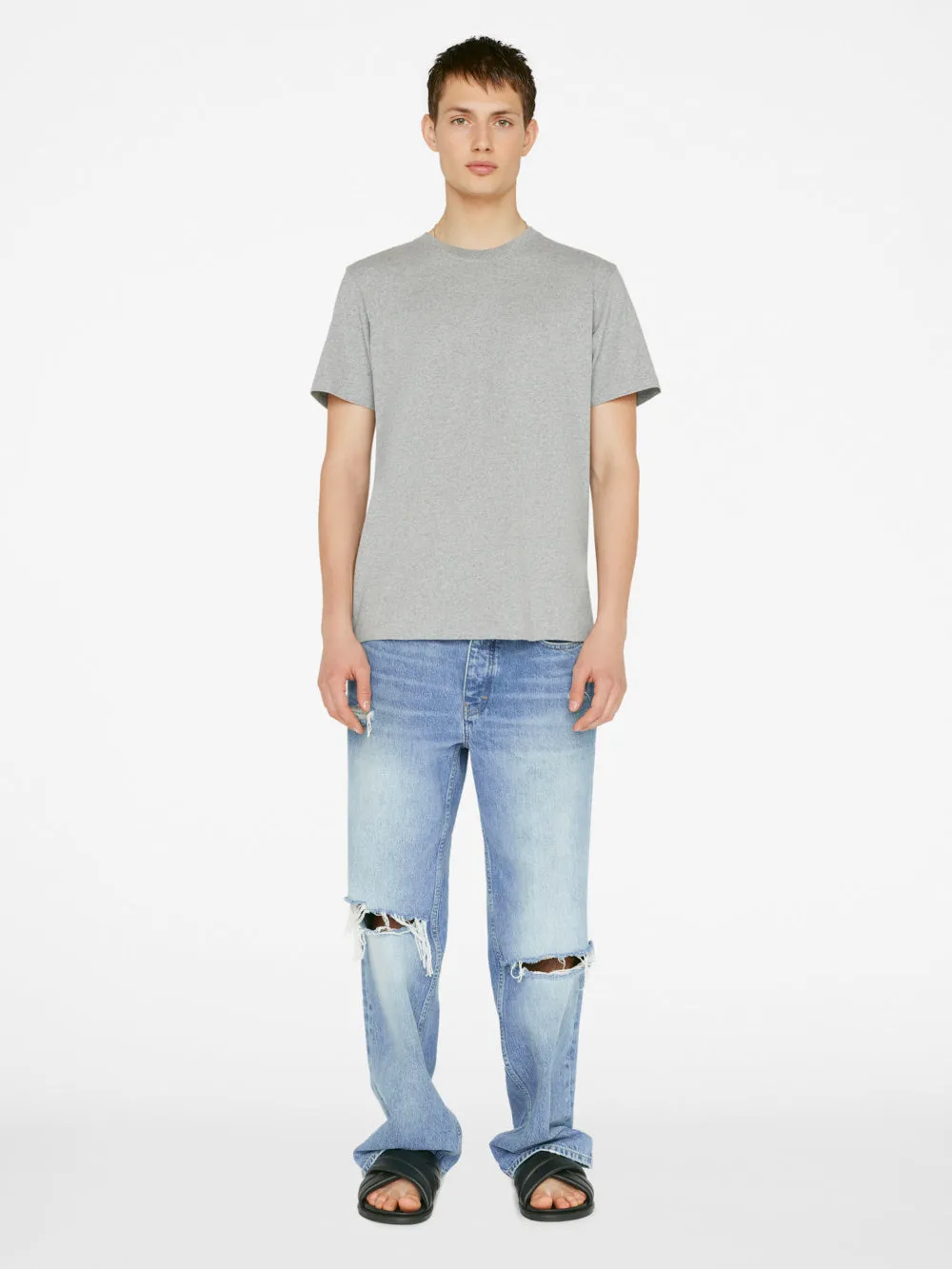 FRAME Logo Tee -- Gris